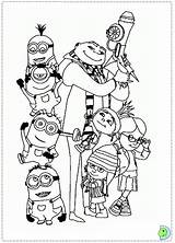 Coloring Despicable Minion Dinokids Pages Sheets Printable Close Template Print sketch template