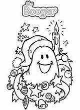 Booger Coloring Mr Christmas sketch template