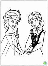 Coloring Frozen Disney Pages Print Dinokids Elsa Anna Close Sheets Coloringdisney Drawing sketch template
