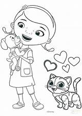 Coloring Pages Doc Stethoscope Mcstuffins Medicine Band Aid Medical Printable Getcolorings Findo Whispers Toy Friends Her Color February Remarkable Glamorous sketch template