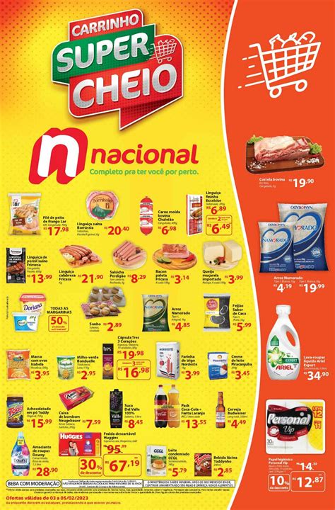 supermercado nacional folheto promocional valido de