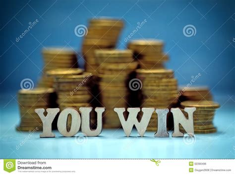 win money stock photo image