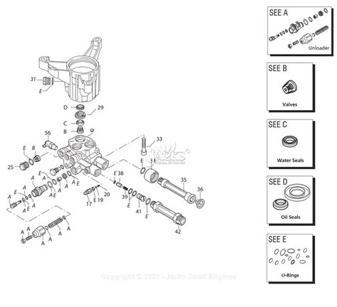 generac  parts diagram  unit  power washer unit