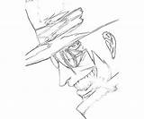 Alucard Coloring Template Face Pages sketch template