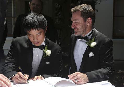 Australia S First Gay Weddings Held In Capital The Japan Times