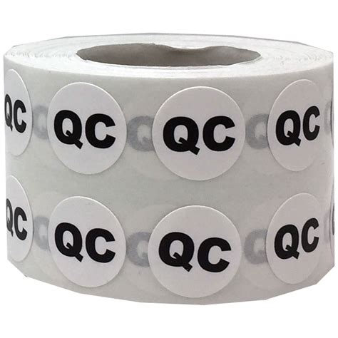 qc labels small   quality control stickers instocklabelscom