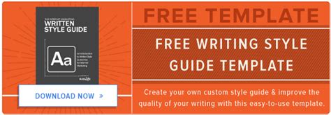 how to create a writing style guide built for the web [free template]