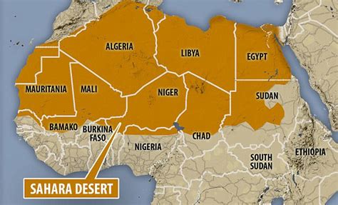 humans created  sahara desert  years  daily mail