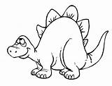 Stegosaurus Baby Coloring Pages Dinosaur Printable Color Kids Hellokids Cartoon Print Dessin sketch template