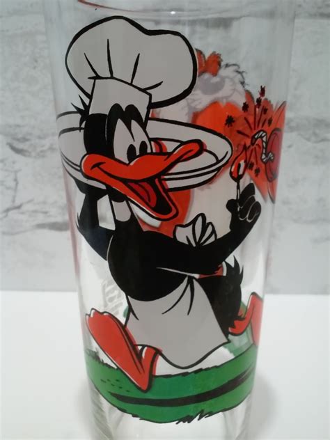 Warner Brothers Pepsi Glass 1976 Looney Tunes Taz And Daffy Duck Etsy