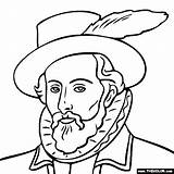 Sir Walter Raleigh Coloring Drake Easy Drawing Pages Thecolor Historical History Figure Getdrawings Online Famous sketch template