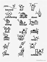 Preposition List Printable Prepositions Coloring Worksheet Under Over Worksheeto Worksheets Via Words Kindergarten 2nd Grade sketch template