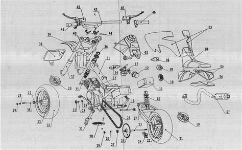 exploded bicycle parts diagram