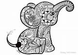 Elephant Mandala Mandalas Doodle Baby Para Dibujos Coloring Pages Redbubble Dibujar Faciles Animales Elefante Animal Niños Zentangle Con Väritystehtäviä Un sketch template