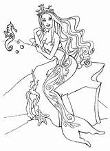 Syreny Colorare Mermaids Sirene Singing Kolorowanki Sirenas Malvorlagen Meerjungfrauen Sirens Kolorowanka Colorkid Sereias Coloriage Sirenen Sirenette śpiew sketch template