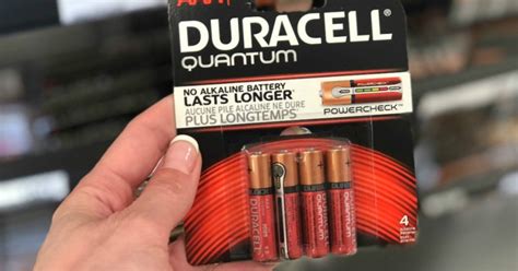 Duracell Aaa Quantum Alkaline Batteries 6 Pack Only 3 50