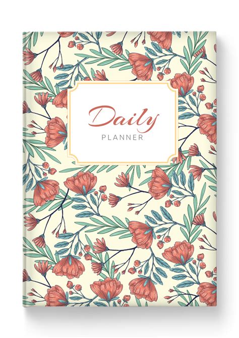 daily planner hardcover  customizable cover