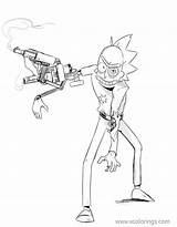 Morty Zombie Xcolorings sketch template