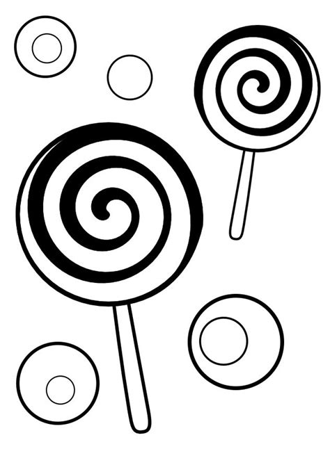 lollipops coloring page  coloring page lollipops  coloring