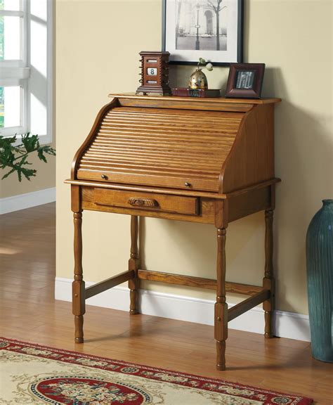 small oak roll top desk home furniture design