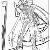 Coloring Avengers Asgard Prince Pages Rendezvous sketch template