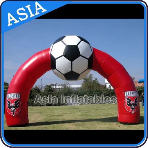 sealed inflatable entrance arch  football   middle