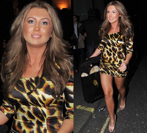 photos of lauren goodger from the only way is essex in leopard print