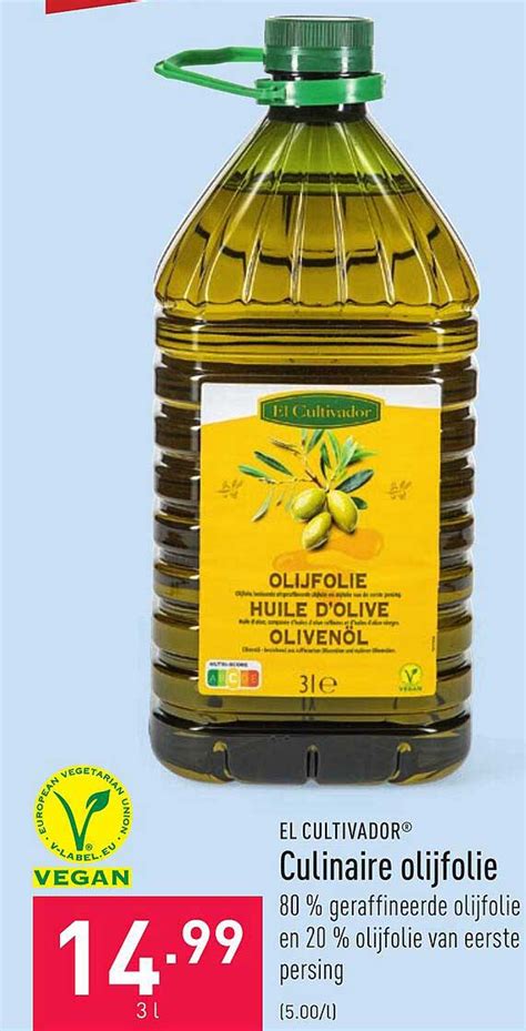 culinaire olijfolie aanbieding bij aldi