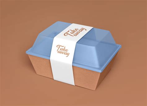 plastic box food container mockup psd set good mockups