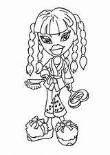 Coloring Pages Girls Bratz Cool Printable Colouring Print Barbie Kids Fullsize 1644 2317 sketch template