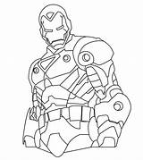 Coloring Iron Man Pages Printable sketch template