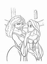 Mother Gothel Coloring Pages Getdrawings sketch template