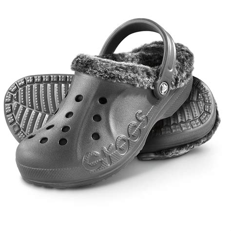 crocs baya heathered lined clogs  casual shoes  sportsmans