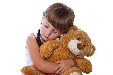 adorable toddler girl hugging  teddy bear   westerville