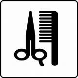 Salon Hotel Hairdressing Symbols Vector Drawing Svg sketch template