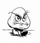 Goomba sketch template