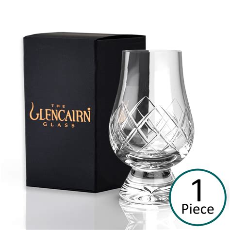 Glencairn Official Cut Crystal Whisky Glass Set Of 2 Presentation