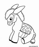Ane Coloriage Imprimer Donkey Animal Burro sketch template