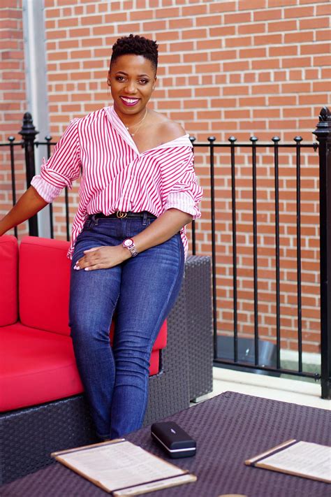 how to wear a button down shirt as an off the shoulder top