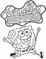 Spongebob Coloring Pages Nickelodeon Kids Squarepants Colored Fun sketch template