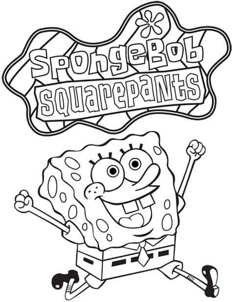coloring pages spongebob pictures