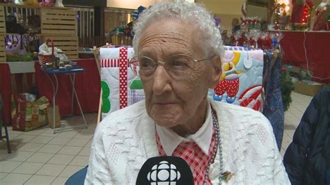 no quit in this 95 year old quilter cbc news