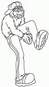 Hip Bigfoot Finding Ausmalbild Tudodesenhos Tongue Twisters Coloringhome ähnliche sketch template
