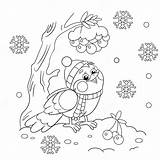 Coloring Pages Bullfinch Animals Goose Ram sketch template