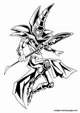 Coloring Yu Gi Oh Pages Yugioh Browser Window Print Magician Dark sketch template