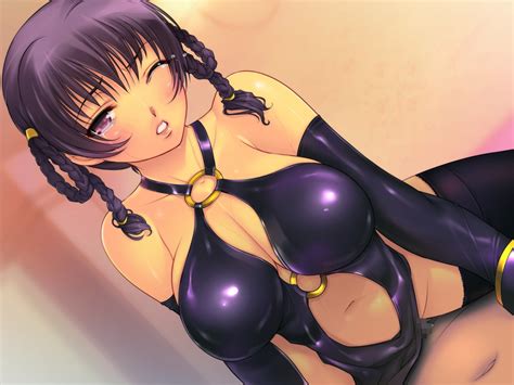 rule 34 black hair braided hair breasts censored cleavage clothed sex dead or alive dress