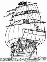 Pages Coloring Sailing Ship Getcolorings Ships Boats sketch template
