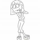 Lizzie Mcguire Coloring Pages Cute sketch template
