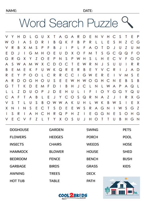 printable large print word search coolbkids