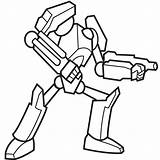 Robot Coloring Drawing Easy Sheets Library Clipart Cool sketch template